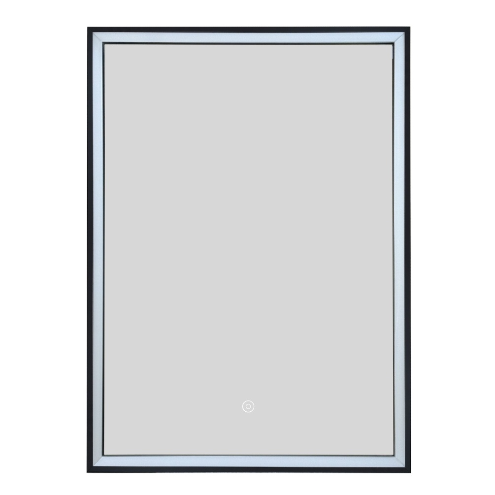 JTP Luca Matt Black Recessed Single Mirror Bathroom Cabinet Cut Out